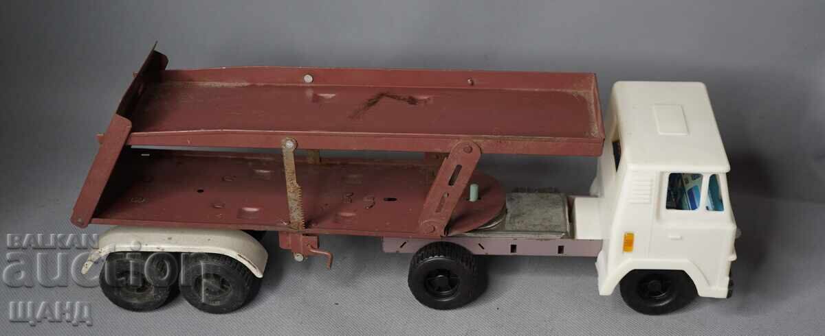 Auction  PUMA Old Polish Metal Toy Model Truck Car Carrier