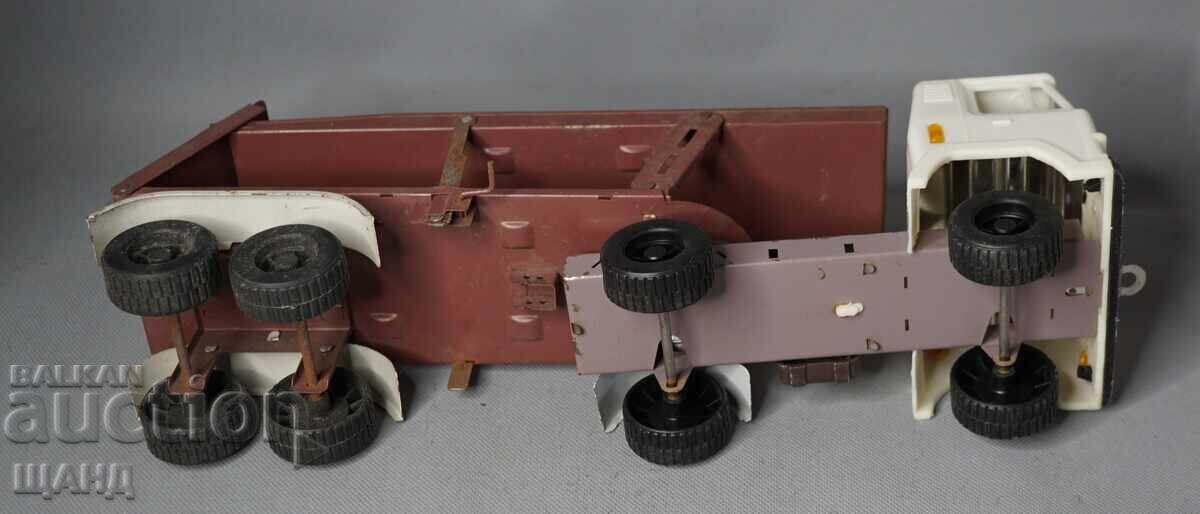 PUMA Old Polish Metal Toy Model Truck Car Carrier - 5