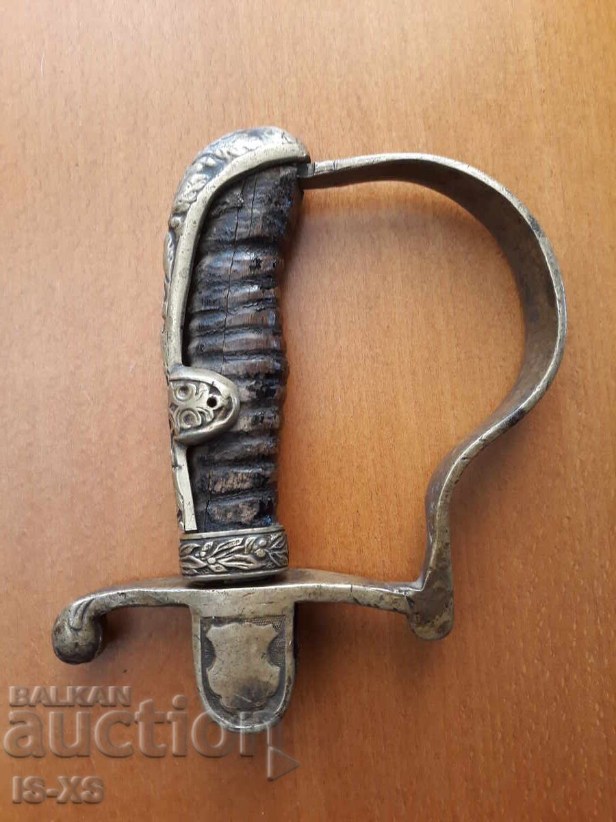 Аукцион Дръжка за офицерска Фердинандова сабя Аукцион Дръжка за офицерска Фердинандова сабя