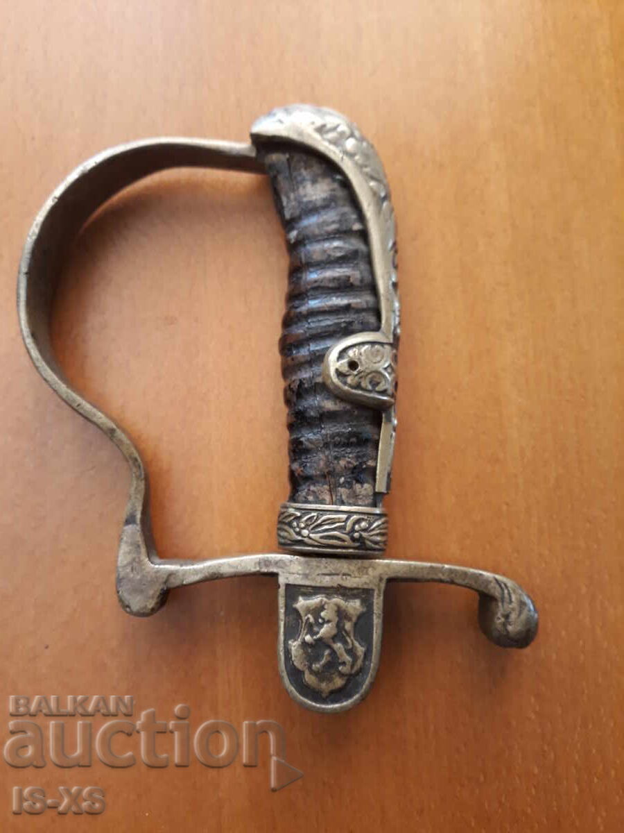 Дръжка за офицерска Фердинандова сабя Дръжка за офицерска Фердинандова сабя