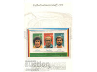 1978. RFG. Campionatul Mondial de Fotbal. Bloc comemorativ
