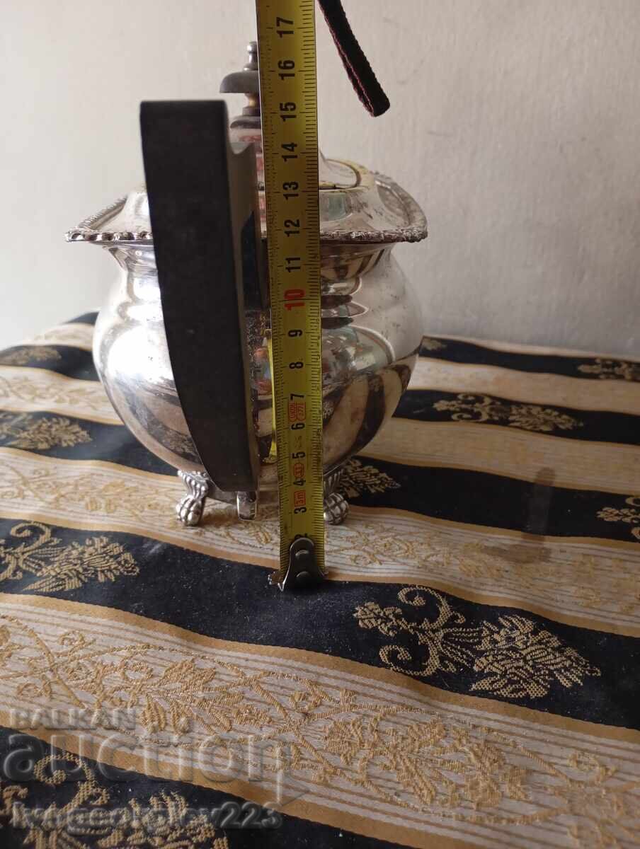 Ασημένια κανάτα καφέ, τσάι art deco με τιμή 46.00 BGN | € 23.52