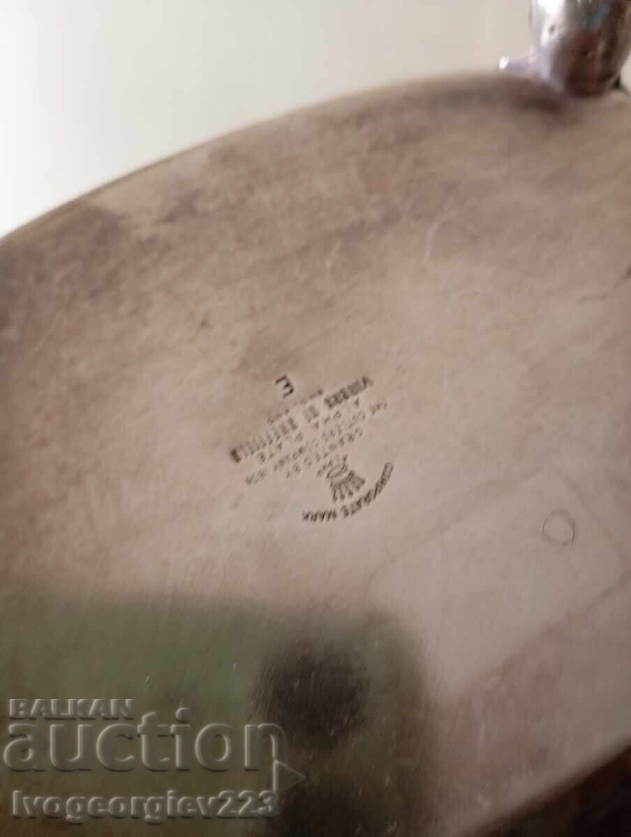 Ασημένια κανάτα καφέ, τσάι art deco - 6