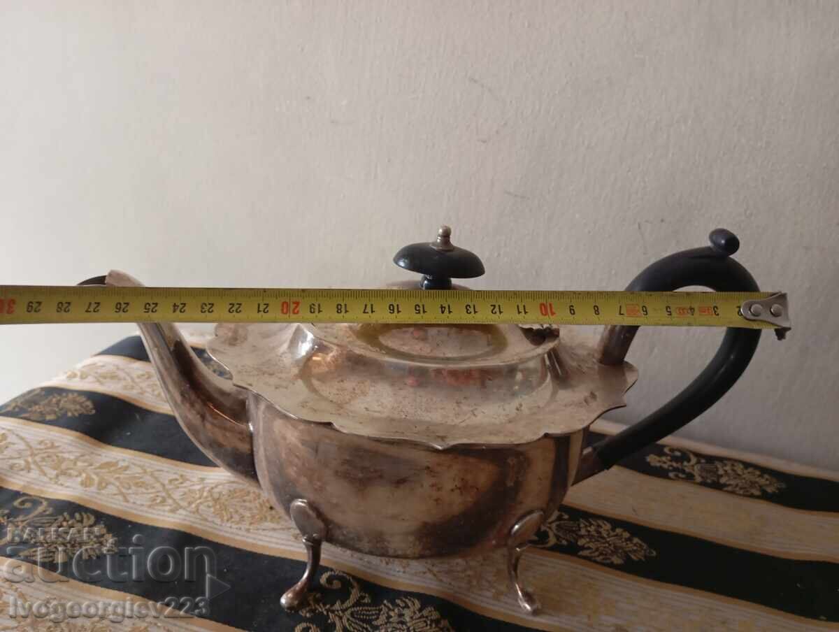 Ασημένια κανάτα καφέ, τσάι art deco με τιμή 46.00 BGN | € 23.52