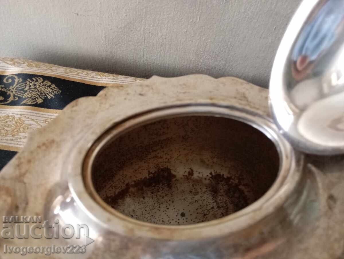 Παράδοση Ασημένια κανάτα καφέ, τσάι art deco