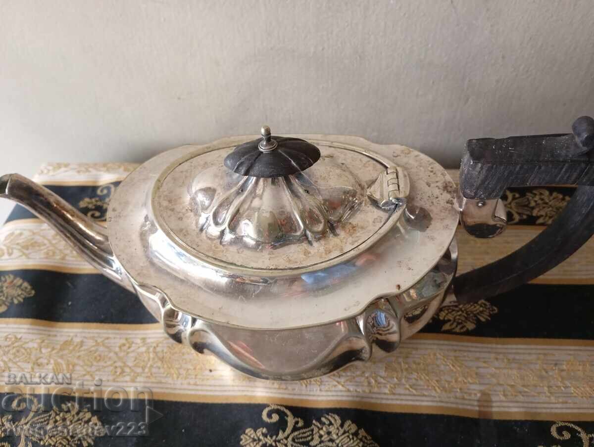 Ασημένια κανάτα καφέ, τσάι art deco με τιμή 65.00 BGN | € 33.23