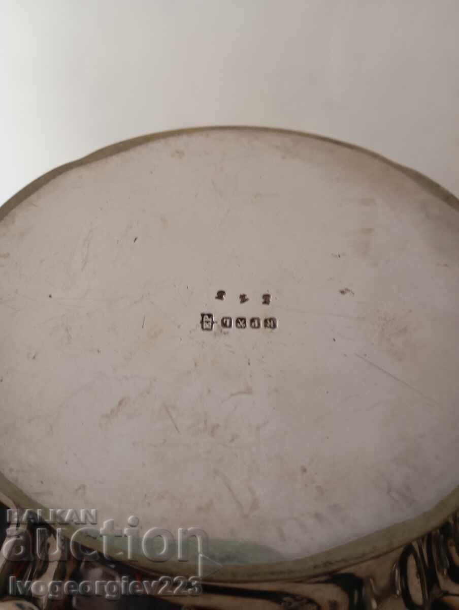 Ασημένια κανάτα καφέ, τσάι art deco - 6