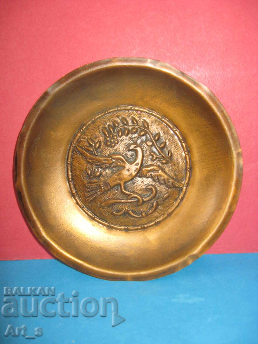 Χειροποίητο παλιό ταψί από χαλκό, χαραγμένο από τα μέσα του 20ου αιώνα - 7