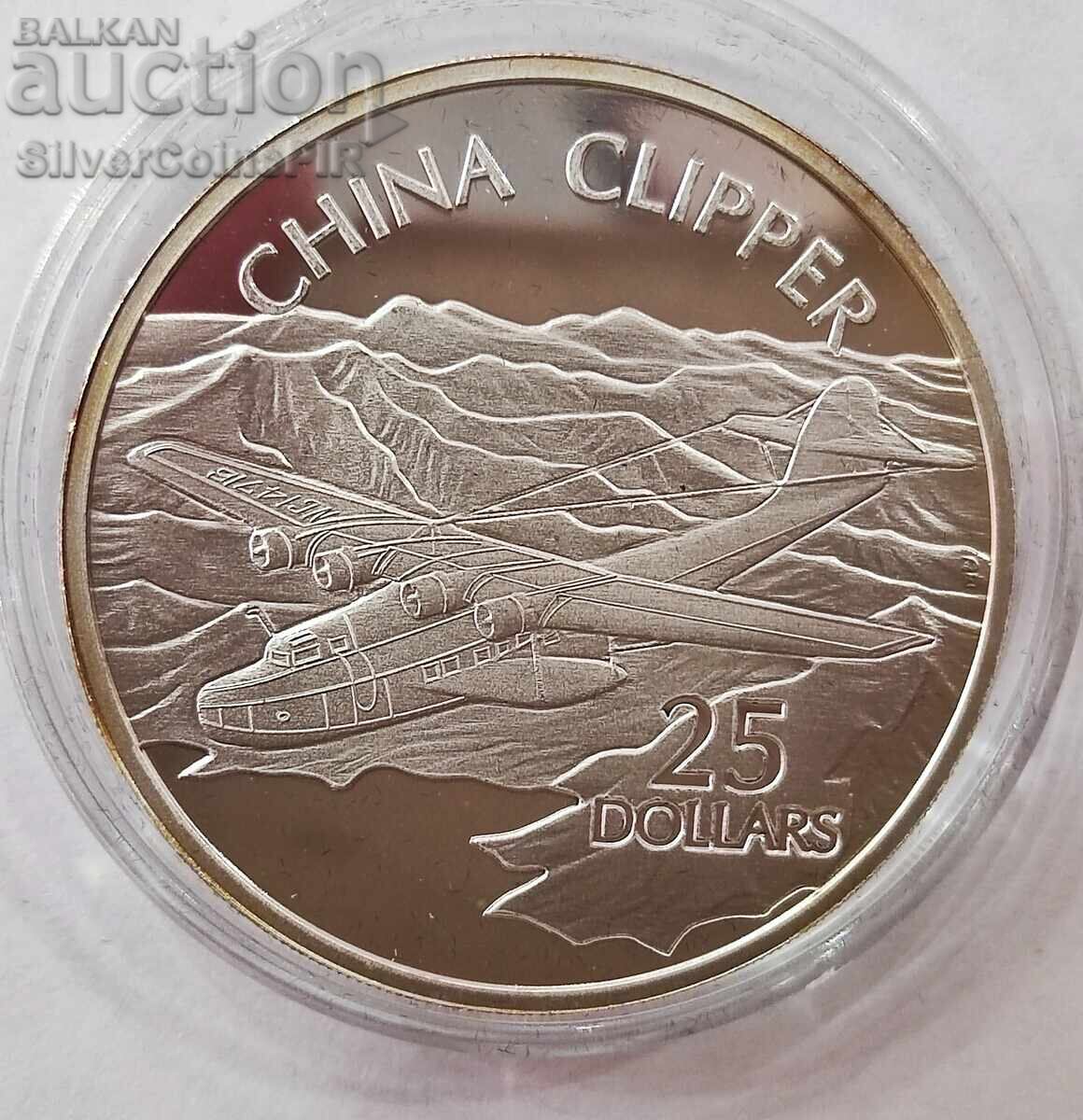 Silver 1 oz Airplanes 2003 Solomon Islands - 5 Silver 1 oz Airplanes 2003 Solomon Islands - 5