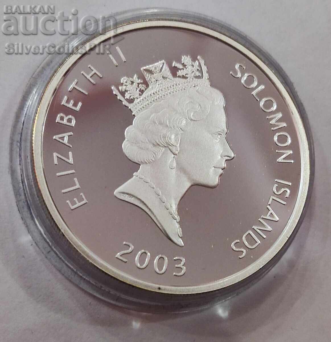 Silver 1 oz Airplanes 2003 Solomon Islands - 5 Silver 1 oz Airplanes 2003 Solomon Islands - 5