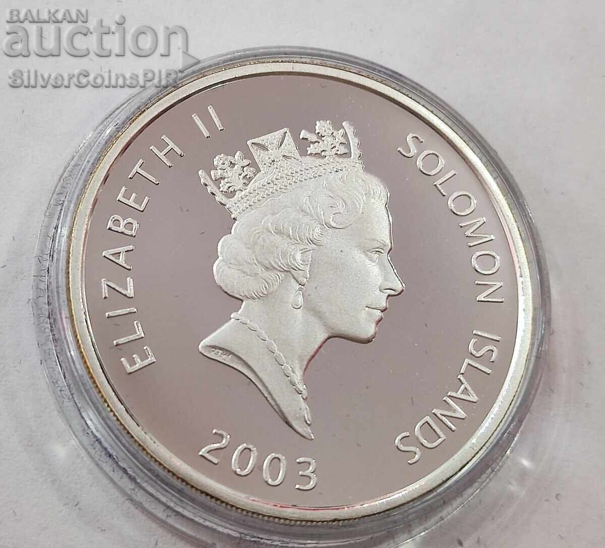 Silver 1 oz Airplanes 2003 Solomon Islands - 5 Silver 1 oz Airplanes 2003 Solomon Islands - 5