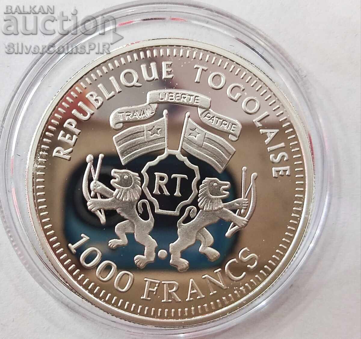 Delivery of Silver 1000 Francs Train 2005 Togo Delivery of Silver 1000 Francs Train 2005 Togo