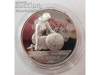 Silver 10 Dinars United Nations 1994 Andorra