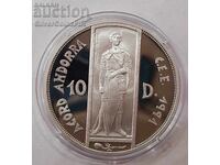 Silver 10 Dinera Saint George 1993 Andorra