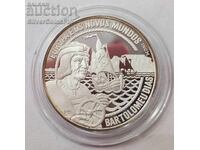 Silver 25 Escudos Bartolomeu Dias 1993 Portugal