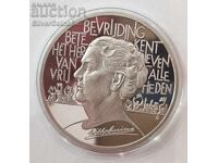 Silver 25 ECU Queen Wilhelmina 1995 Netherlands