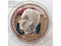 Silver 5 ECU EU Presidency 1993 Belgium
