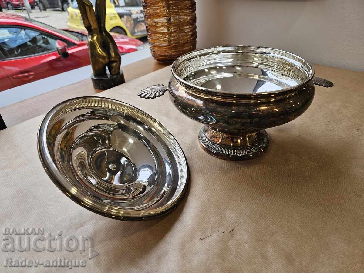 Star Silver Plated French Soup Tureen with price 41.00 BGN | € 20.96 Star Silver Plated French Soup Tureen with price 41.00 BGN | € 20.96