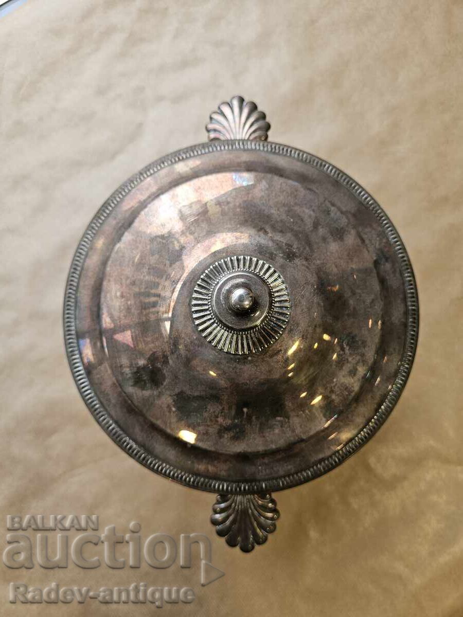 Star Silver Plated French Soup Tureen - 6 Star Silver Plated French Soup Tureen - 6