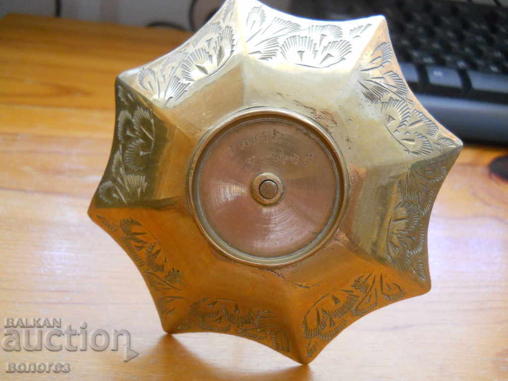 Delivery of Vintage Brass Jewelry Dish - India Delivery of Vintage Brass Jewelry Dish - India