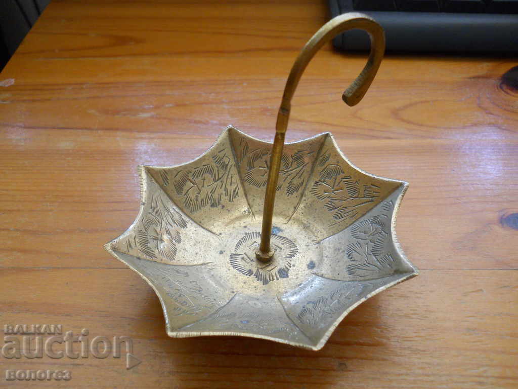 Vintage Brass Jewelry Dish - India Vintage Brass Jewelry Dish - India