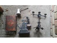 Cutie veche Sfeșnic Ibric Aparat de proiecție