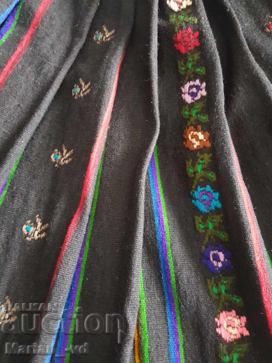 Old woolen shawl, a part of a traditional costume - 5 Old woolen shawl, a part of a traditional costume - 5