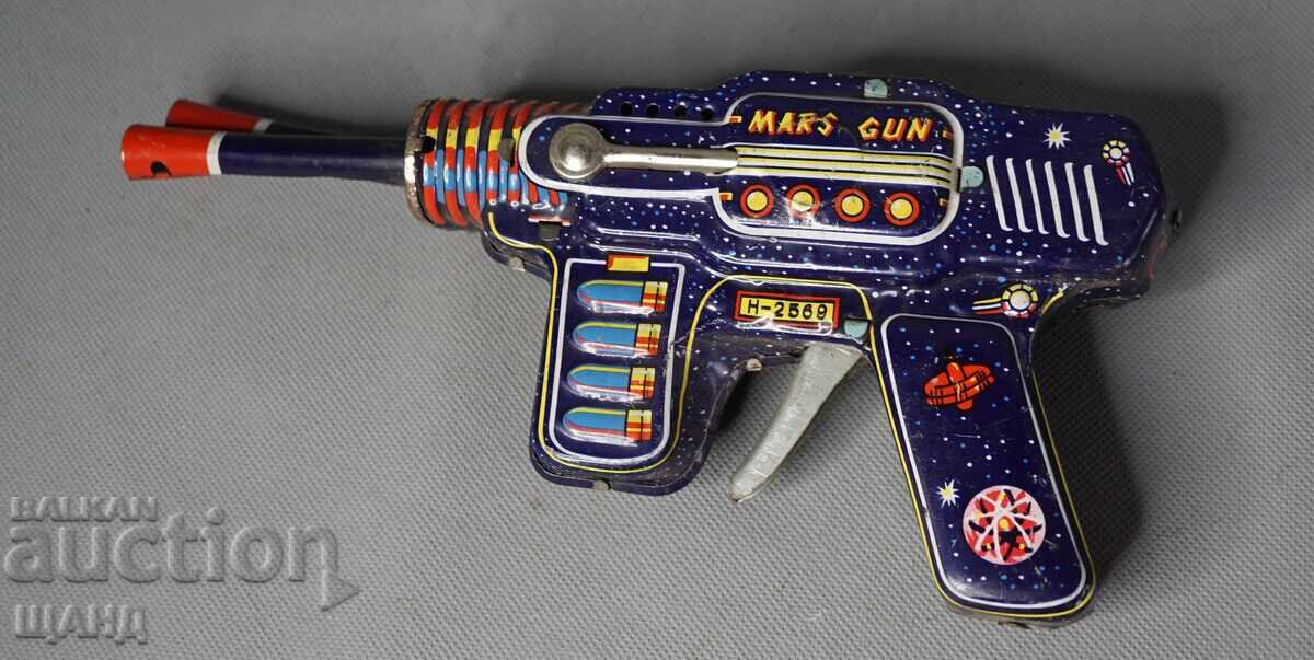 Mars Gun Old Japanese Metal Toy Space Pistol with price 15.35 BGN | € 7.85