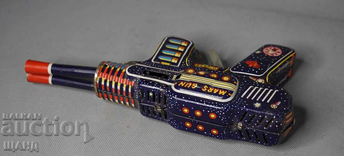 Auction  Mars Gun Old Japanese Metal Toy Space Pistol