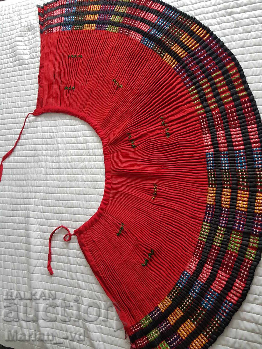 Old woolen shawl, a part of a traditional costume - 5