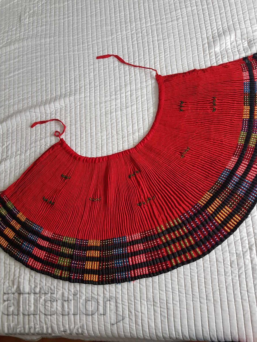 Old woolen shawl, a part of a traditional costume