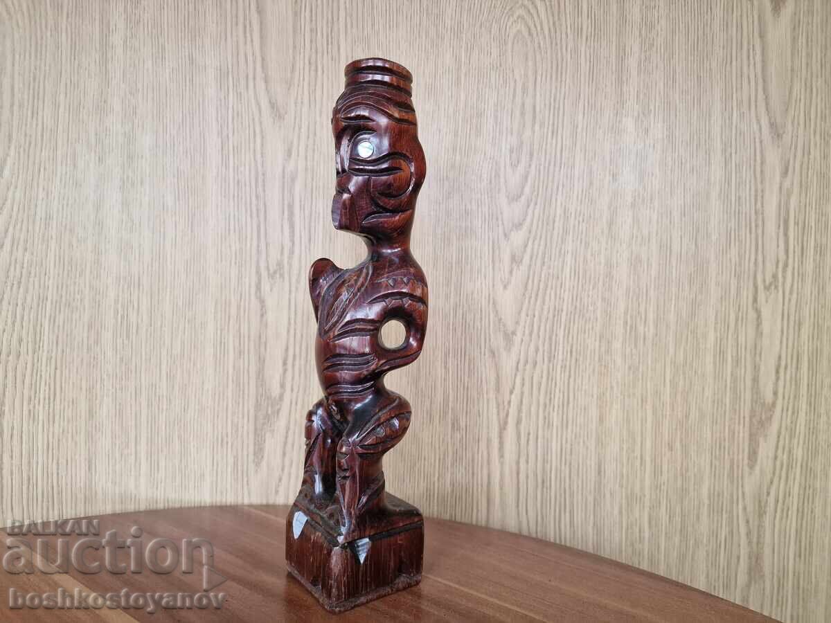 Wooden Tiki deity statue, 32 cm with price € 15.34 | 30.00 BGN Wooden Tiki deity statue, 32 cm with price € 15.34 | 30.00 BGN