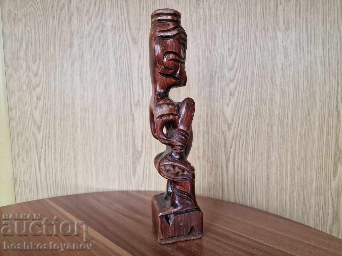 Delivery of Wooden Tiki deity statue, 32 cm Delivery of Wooden Tiki deity statue, 32 cm
