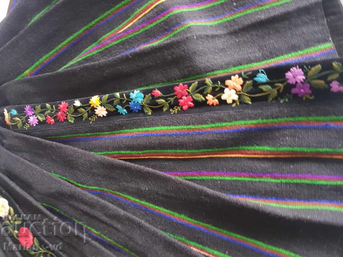 Delivery of Old woolen shawl, a part of a traditional costume