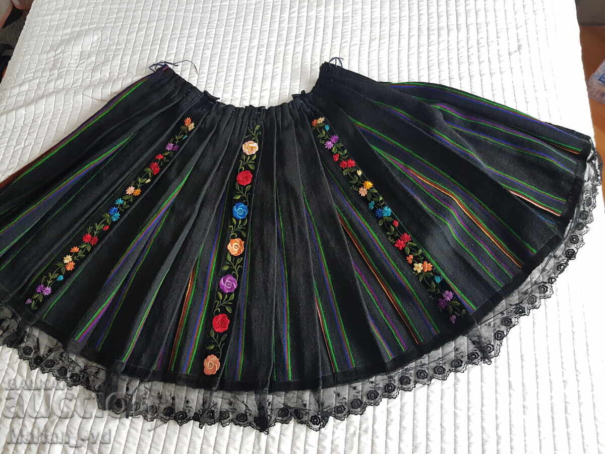 Old woolen shawl, a part of a traditional costume