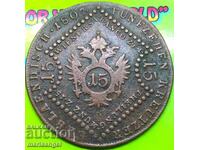 Austria 15 Kreuzer 1807 Franz II 10,82g 36mm