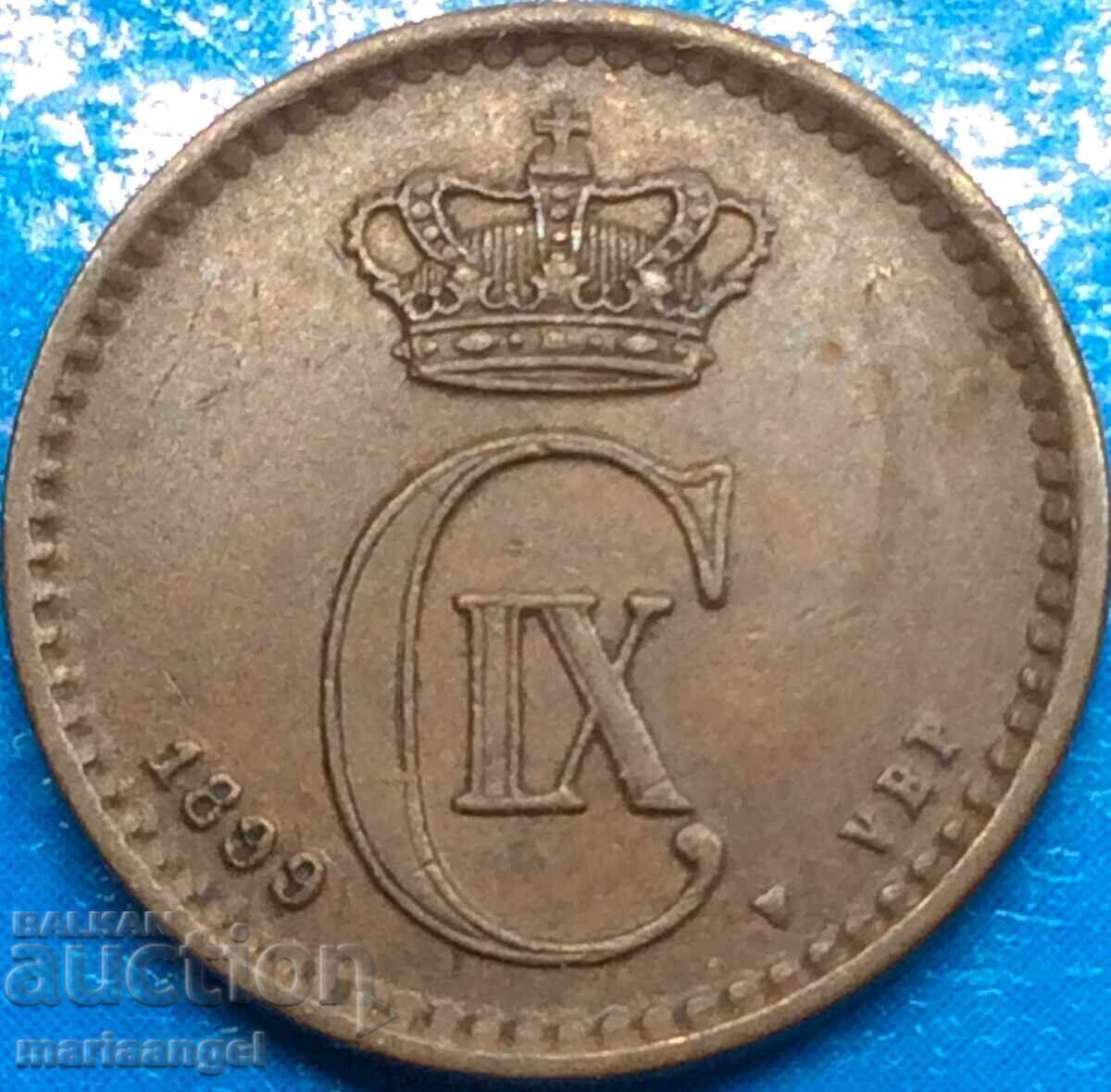 Livrarea Danemarca 1899 1 ore înainte Christian IX bronz