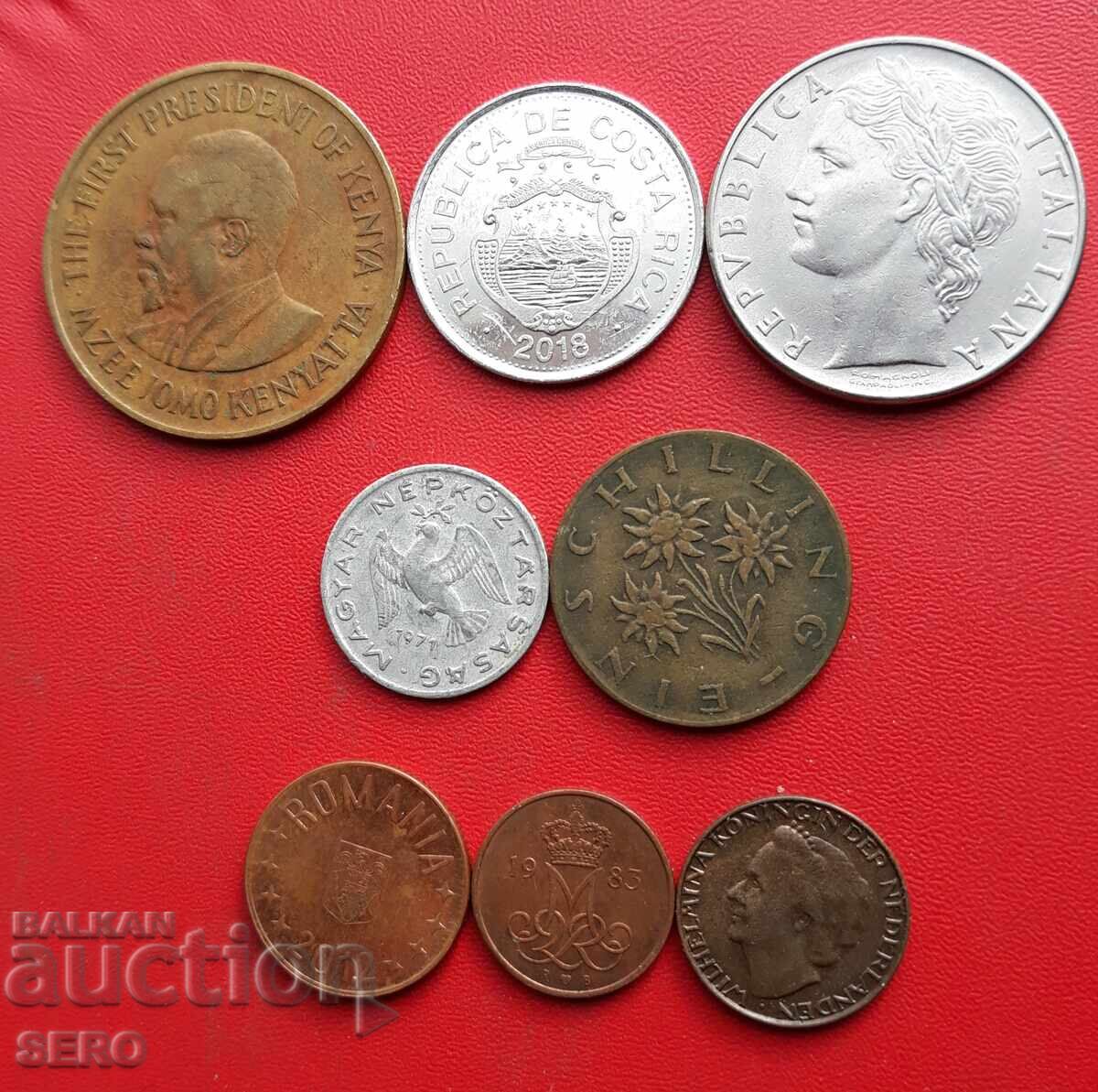 Mixed lot of 8 coins with price 1.00 BGN | € 0.51