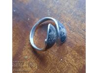Σπάνιο ασημένιο δαχτυλίδι αντίκα siam sterling