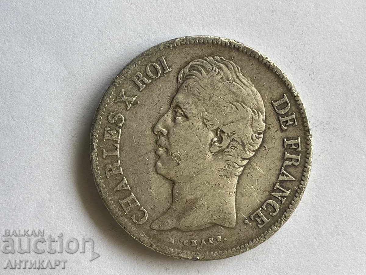 France Rare Silver Coin 5 Francs Charles X 1830 M with price 119.00 BGN | € 60.84