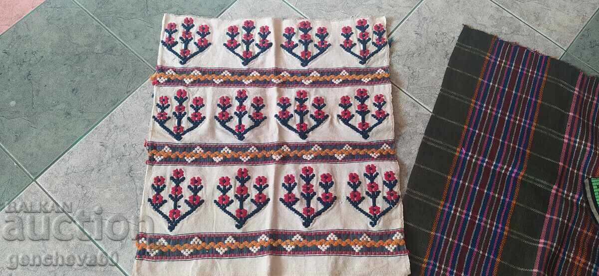 Various old embroidered fabrics, aprons, pillows and others with price 30.00 BGN | € 15.34