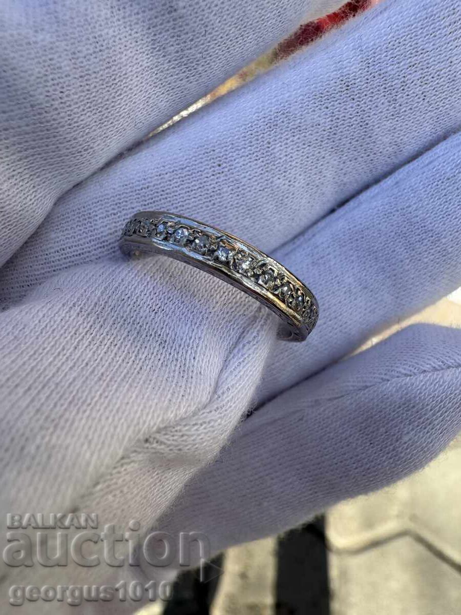 Delivery of Gold ring 18k with diamonds №7640