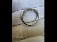 Gold ring 18k with diamonds №7640