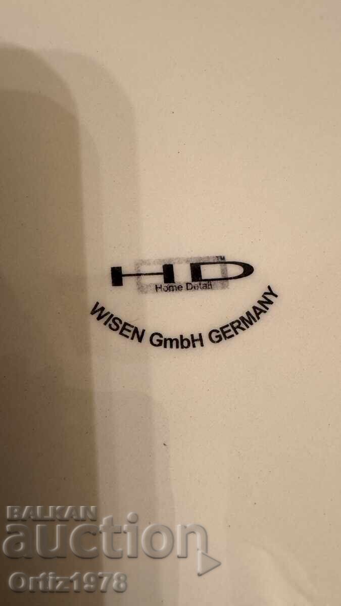 Large Cake Christmas Plate, 33cm Germany - 5