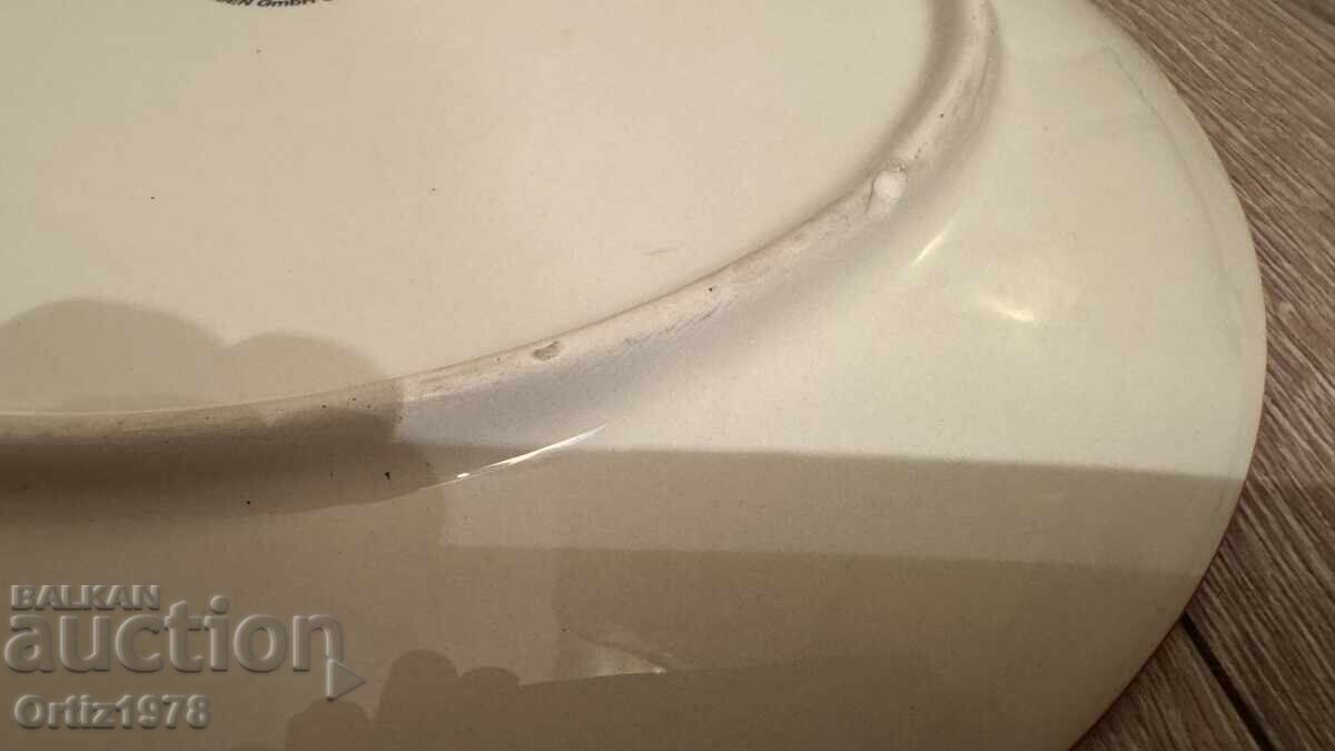 Large Cake Christmas Plate, 33cm Germany - 7