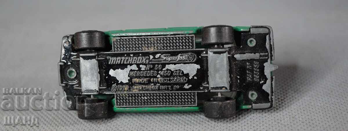 Matchbox Car Matchbox BG Bulgaria Mercedes 450 SEL - 6 Matchbox Car Matchbox BG Bulgaria Mercedes 450 SEL - 6