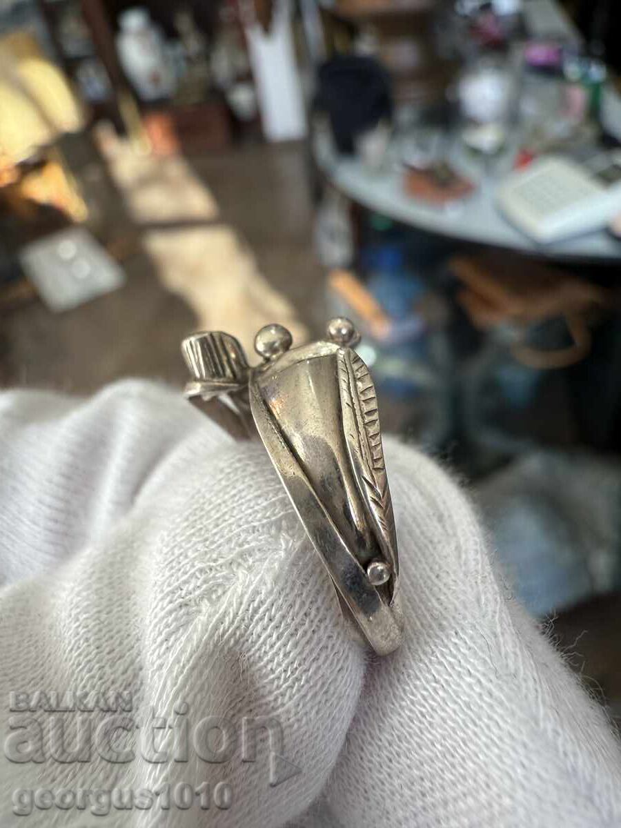 Ασημένιο δαχτυλίδι με αμέθυστο Νο. 7642 με τιμή 55.00 BGN | € 28.12