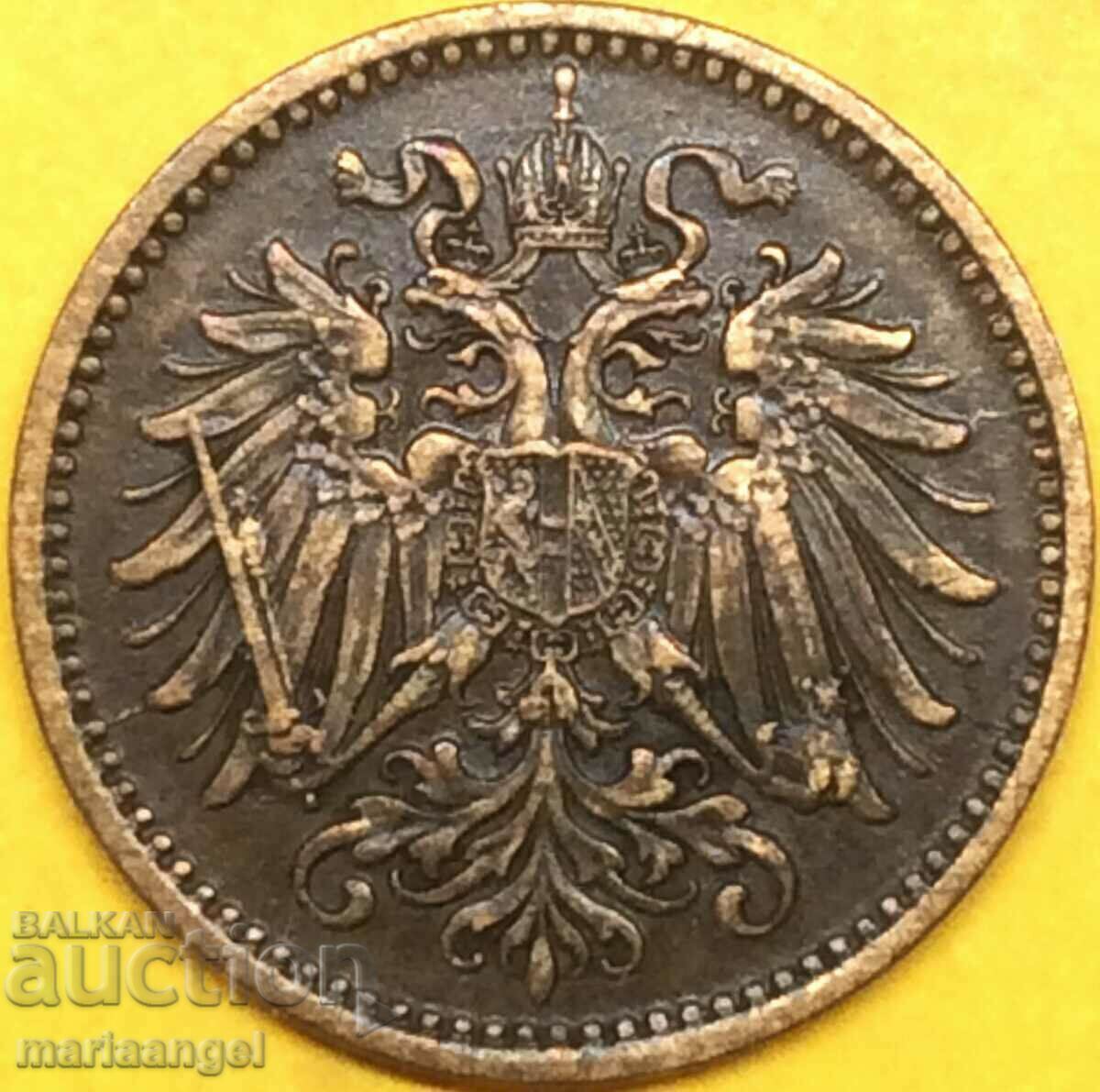 1 χέλερ 1895 Αυστρία Ουγγαρία με τιμή 9.90 BGN | € 5.06 1 χέλερ 1895 Αυστρία Ουγγαρία με τιμή 9.90 BGN | € 5.06