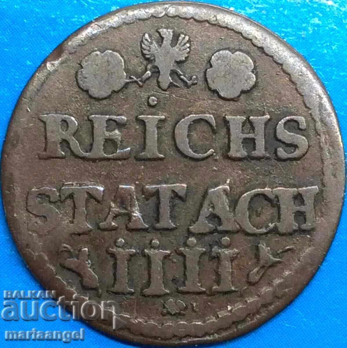 Aachen 4 Hellera 1757 Germania Aachen 4 Hellera 1757 Germania