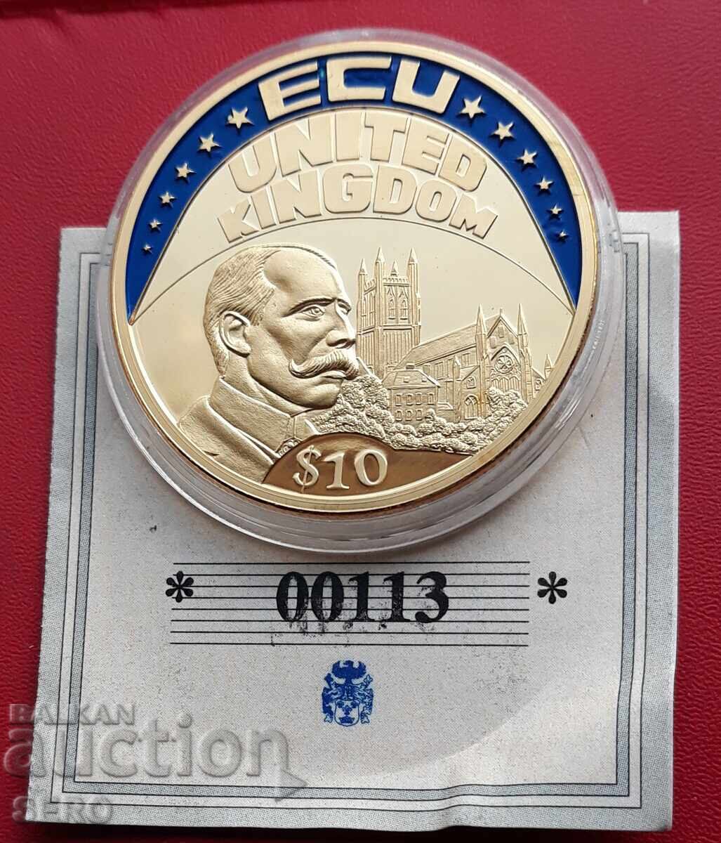 Liberia - 10 dolari 2003 - Marea Britanie Liberia - 10 dolari 2003 - Marea Britanie